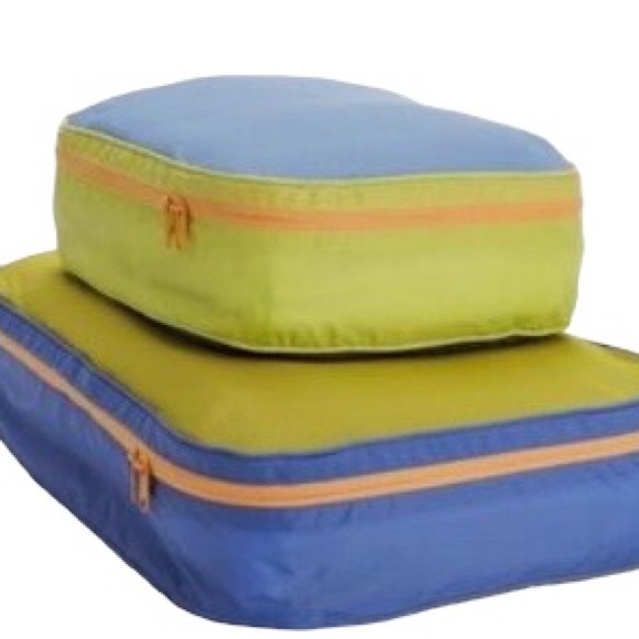 BAGGU Handbags - BAGGU Blue and Yellow Packing Cube Set